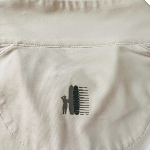 johnnie-O Men’s White Quarter Zip Performance Pullover Size XL - Picture 5 of 8
